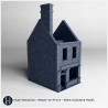 Brick Building with Ground-Floor... - 3D STL | Hartolia Miniatures