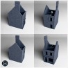 Brick Building with Ground-Floor... - 3D STL | Hartolia Miniatures
