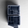 Brick Building with Ground-Floor... - 3D STL | Hartolia Miniatures