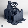 Destroyed two-story house model... - 3D STL | Hartolia Miniatures