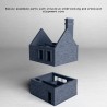 Brick commercial building with a... - 3D STL | Hartolia Miniatures