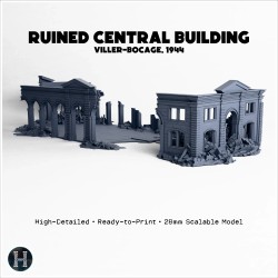 Ruined central building (Villers... - 3D STL | Hartolia Miniatures