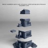 Narrow damaged building with... - 3D STL | Hartolia Miniatures