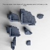 Narrow damaged building with... - 3D STL | Hartolia Miniatures