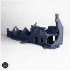 Vaste bâtiment en pierre en ruine... - STL 3D | Hartolia Miniatures