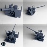 Bofors 40 mm L60 AA anti-air canon - 3D STL File | Hartolia Miniatures