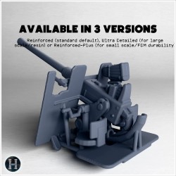 Bofors 40 mm L60 AA anti-air canon - 3D STL File | Hartolia Miniatures