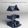 Brick house model with exposed roof... - 3D STL | Hartolia Miniatures