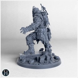 Space Orc with detailed armor - 3D STL File | Hartolia Miniatures