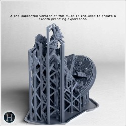 Space Orc with detailed armor - 3D STL File | Hartolia Miniatures