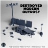 Modern checkpoint with concrete... - 3D STL | Hartolia Miniatures