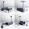 Modern checkpoint with concrete... - 3D STL | Hartolia Miniatures