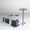 Modern checkpoint with concrete... - 3D STL | Hartolia Miniatures