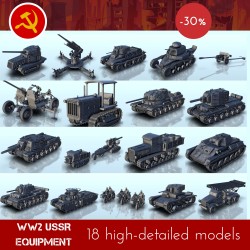 Pack d'équipement URSS (2nde GM)