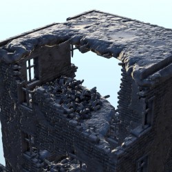 Large ruined building with central arch 1 |  | Hartolia miniatures