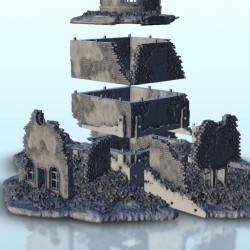 Large ruin with central tower 4