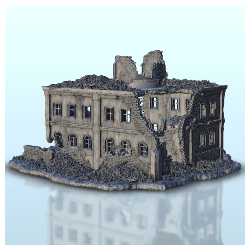 Ruined building with central tower 5 |  | Hartolia miniatures