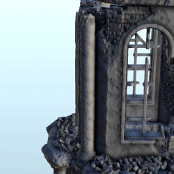 Ruined tower with large windows 6 |  | Hartolia miniatures