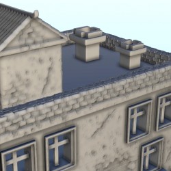 Damaged flat-roofed urban building 9 |  | Hartolia miniatures
