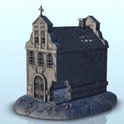 Chapelle baroque chrétienne en ruine 15