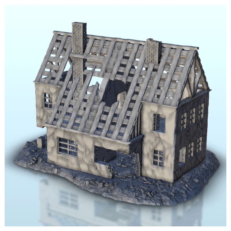 Ruined modern house 18 |  | Hartolia miniatures