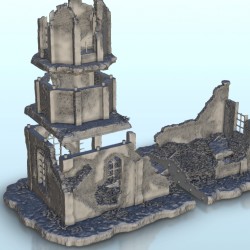 Ruined building with tower 20 |  | Hartolia miniatures