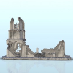 Ruined building with tower 20