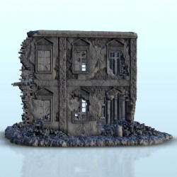 Destroyed floored urban building 21 |  | Hartolia miniatures
