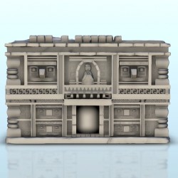 Mesoamerican building with ornamentations 2