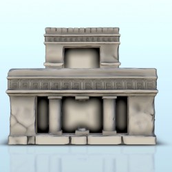 Mesoamerican building with top annex 4