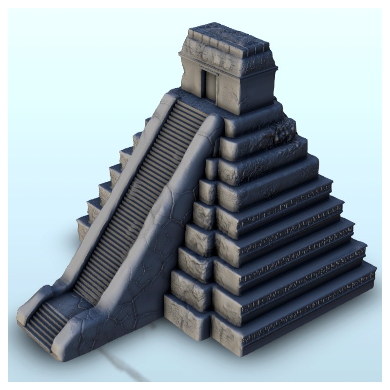 Mesoamerican pyramid with sanctuary 8
