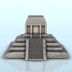 Mesoamerican pyramid with sanctuary 16