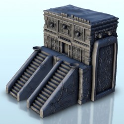 Mesoamerican temple with double stairs 18 |  | Hartolia miniatures
