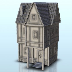 Medieval house with two columns 2 |  | Hartolia miniatures