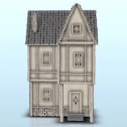 Medieval house with two columns 2 |  | Hartolia miniatures