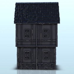 Medieval house with two columns 2