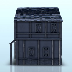 Medieval house with terrace and timbering 3 |  | Hartolia miniatures