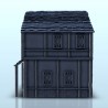 Medieval house with terrace and timbering 3 |  | Hartolia miniatures