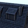 Medieval house with curved roof and dormer windows 5 |  | Hartolia miniatures