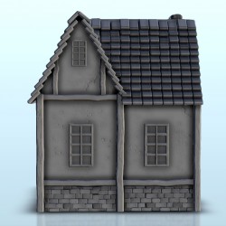 Medieval house with chimney 8