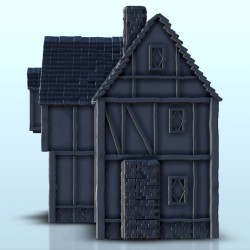 Medieval house with chimney 9