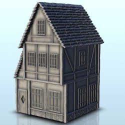 Maison médiévale avec étage en encorbellement 10