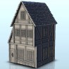 Medieval house with jettied floor 10
