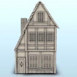Medieval house with jettied floor 10 |  | Hartolia miniatures
