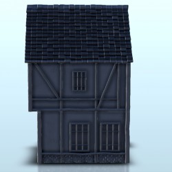 Medieval house with jettied floor 10