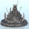 Orc on throne with treasure chest 1 |  | Hartolia miniatures