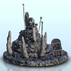 Orc on throne with treasure chest 1 |  | Hartolia miniatures