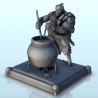 Orc cook with pot 8 |  | Hartolia miniatures