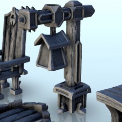 Set of medieval interior furnitures 4