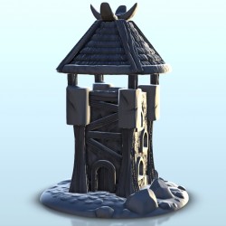 Watchtower in wood and stone 4 |  | Hartolia miniatures
